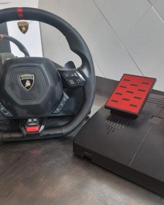 Volante Gaming Automobili Lamborghini con Pedali