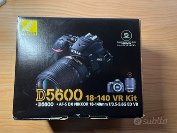 Nikon d5600 18-140 VR kit