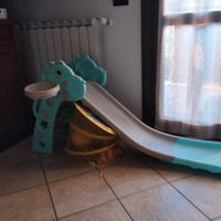 scivolo bimbi dinosauro 