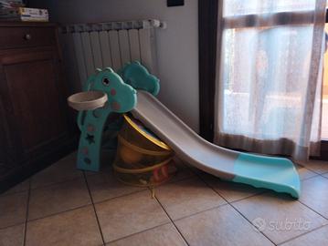 scivolo bimbi dinosauro 