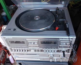 giradischi kortman 4-8 ohm con microfono