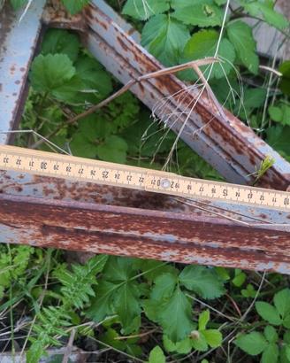 trave capriata in ferro angolare