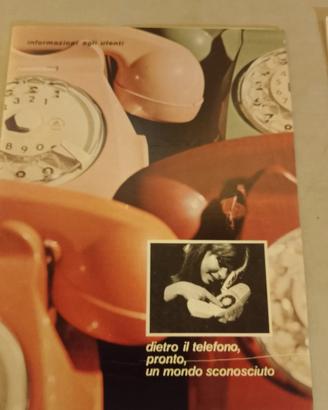 Raro Inserto Pubblicitario Brochure SIP (1976) -