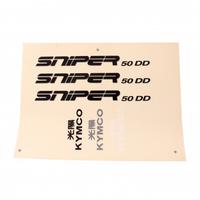 Foglio kit adesivi per Kymco Sniper DD - 00173601 