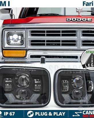 FARI Anteriori LED per Dodge Ram 1 OMOLOGATI 6500K