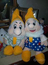 coppia peluche nani Disney gongolo ed eolo