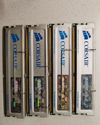 Corsair XMS 4x512MB DDR400 (DDR1) CL2