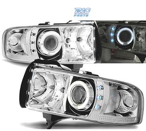 FARI PER DODGE RAM 94-01 LED OCCHI ANGEL CROMATO