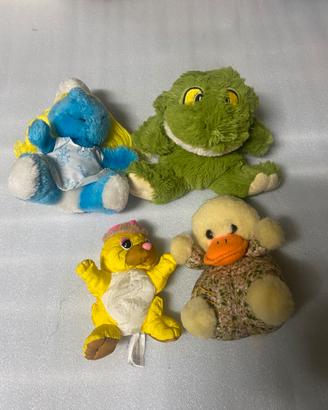 N 4 peluche vari in blocco