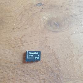 SCHEDA MICRO SD DA 1 GB  - SANKISK.