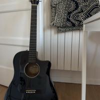 Chitarra acustica Fender CD-60SCE/BLK nera