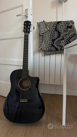Chitarra acustica Fender CD-60SCE/BLK nera