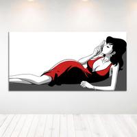 Quadro Margot Dipinto a Mano su Tela Pop Art