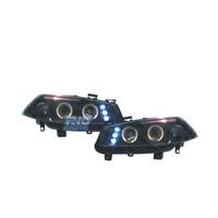 FARI RENAULT MEGANE 02-05 ANGEL EYES LED SFONDO NE