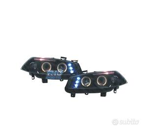 FARI RENAULT MEGANE 02-05 ANGEL EYES LED SFONDO NE