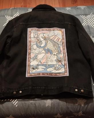 Giacca e smanicato Levi's custom patch serigrafia 