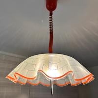 Lampadario vintage a sospensione stile fazzoletto