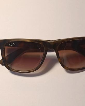 occhiali da sole Ray‑Ban Justin RB 4165 marroni