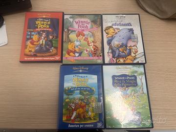 Lotto 5 dvd Walt disney winni the Pooh