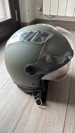 Casco Jet DURALEU Vento 06 - Verde militare opaco