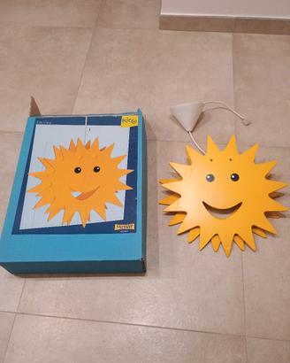 lampadario a forma di sole 
