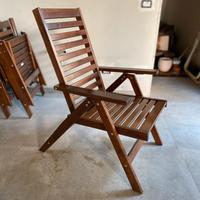 Set 6 poltrone sdraio APPLARO ikea