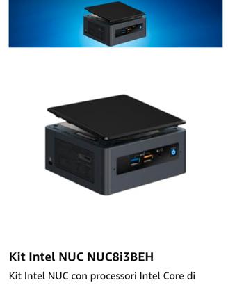 Mini PC NUC Intel i3-8109U • 16GB RAM • SSD 512GB 