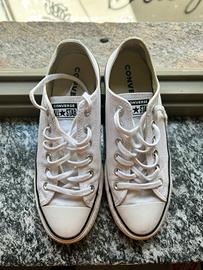 Converse All Star Bianche n. 39 Abbigliamento e Accessori In vendita a Asti