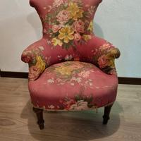 Poltrona imbottita vintage