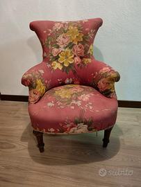 Poltrona imbottita vintage