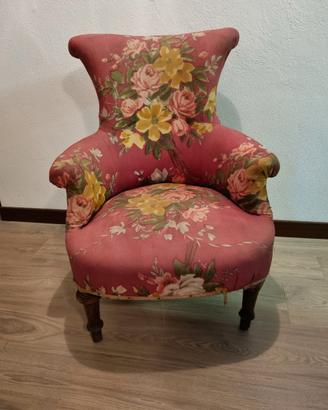 Poltrona imbottita vintage