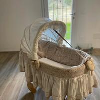 Culla bimba con paracolpi e piumino