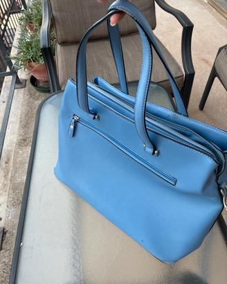 Borsa lavoro porta PC Carpisa azzurra