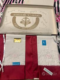 Completo letto matrimoniale lino e arte fiorentina