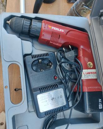 trapano avvitatore a batteria Perles