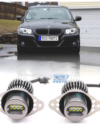 KIT LAMPADE OCCHI ANGEL IN LED 80W CANBUS BMW E90 