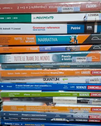 Libri scolastici del liceo scienze applicate