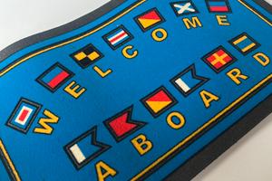🛥️ Tappetino da barca “Welcome Aboard”