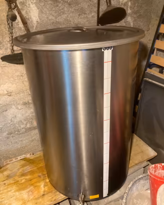 Botte acciaio inox 300l