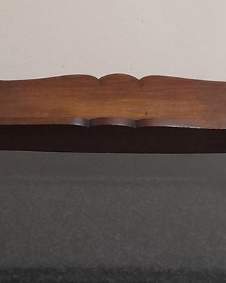 Antico porta riviste libri in legno 