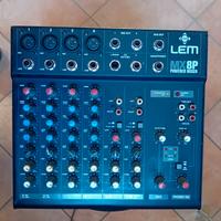 mixer LEM MX8P amplificato