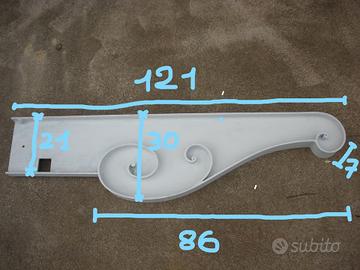 Mensole sottobalcone in ferro ba