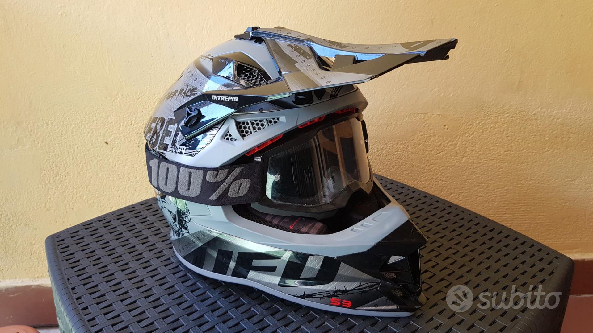 Casco da cross acerbis con maschera - Accessori Moto In vendita a Padova