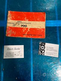 Uso e manutenzione v7 700 e special