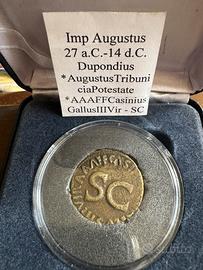 Eccezionale Moneta antica. Imp. Augustus