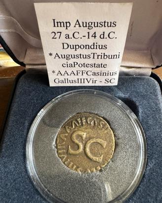 Eccezionale Moneta antica. Imp. Augustus