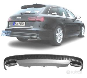 DIFFUSORE AUDI A6 12-15 LOOK RESTYLING + TERMINALI
