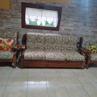 Divano letto con 2 poltrone 