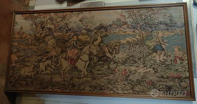 arazzo scena di caccia 200 cm x 108 cm