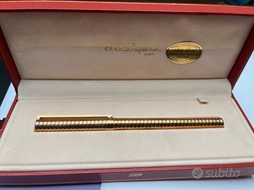 Penna a sfera S.T. Dupont placcata in oro